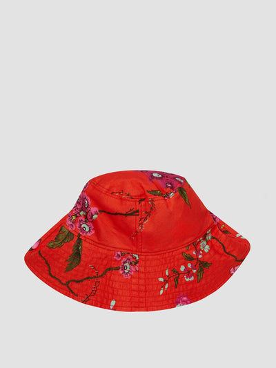 Erdem Red bucket hat at Collagerie