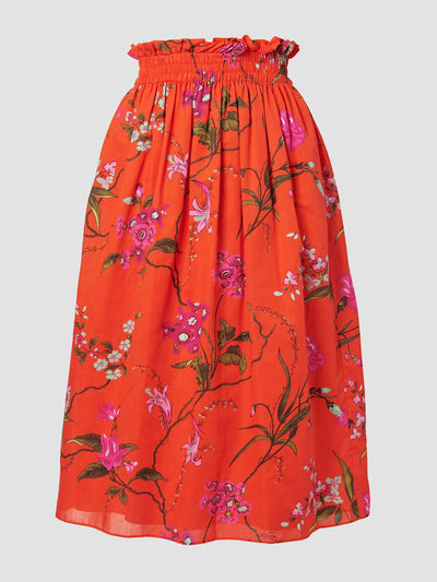 Erdem Midi skirt with gathered waist at Collagerie