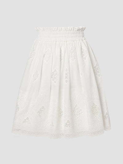 Erdem Mini skirt with gathered waist at Collagerie