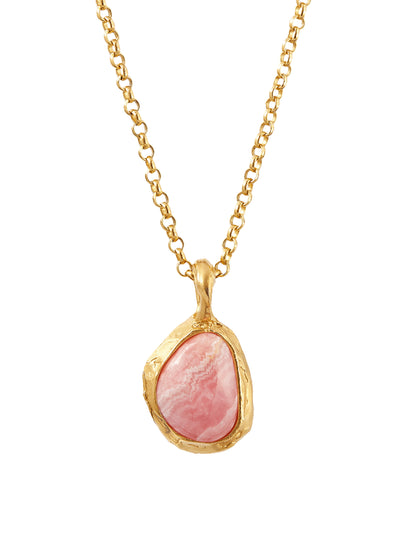 Alighieri The Droplet of Skies rhodochrosite necklace at Collagerie