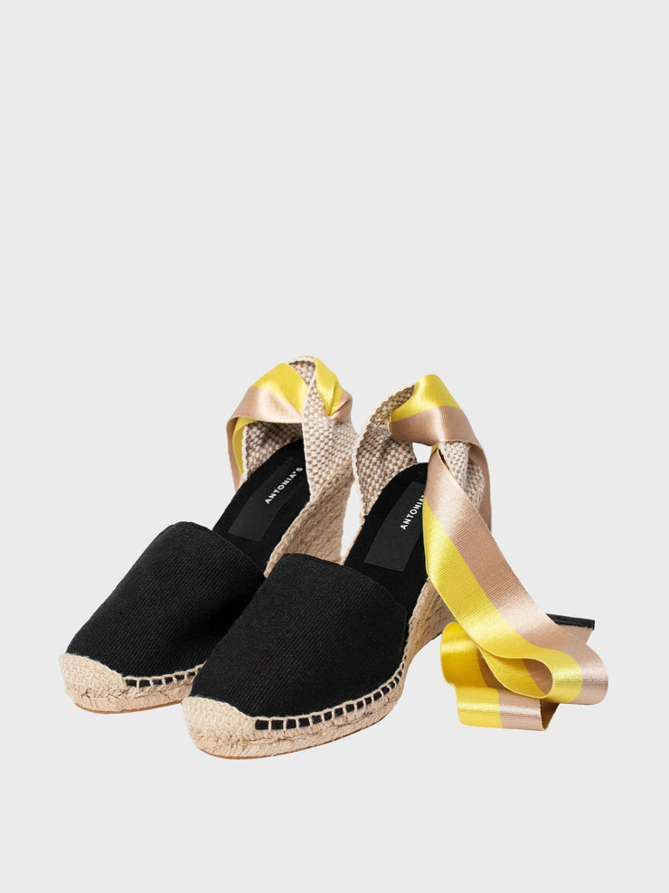 Yellow Valença wedge espadrilles Shoes Antonia&