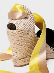 Yellow Valença wedge espadrilles Shoes Antonia's    - Collagerie