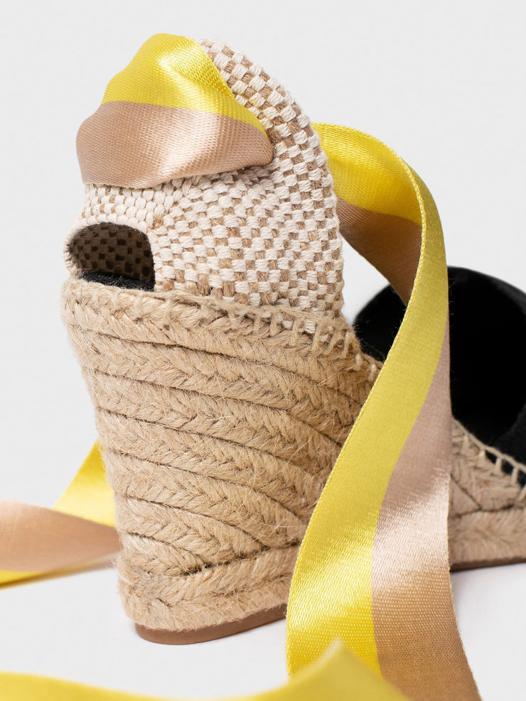 Yellow Valença wedge espadrilles Shoes Antonia&