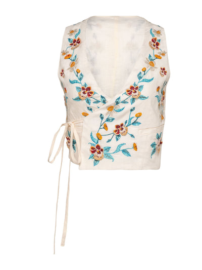 Agua by Agua Bendita Bella Florero vest at Collagerie