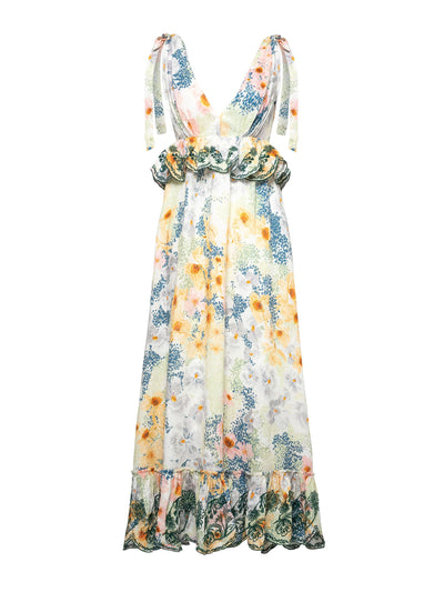 Agua by Agua Bendita Infinito Florecer maxi dress at Collagerie