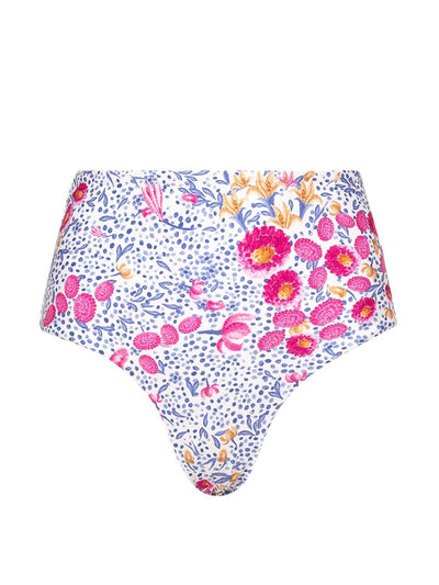 Agua by Agua Bendita Magenta Capullo bikini bottom at Collagerie