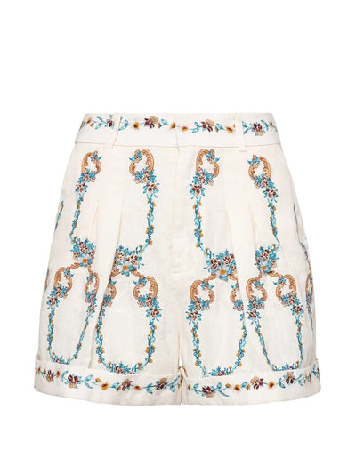 Agua by Agua Bendita Romy Florero shorts at Collagerie