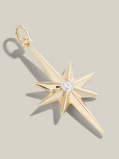 Lucy Delius Victorian star fluted pendant at Collagerie