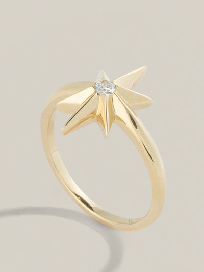 Lucy Delius Victorian star ring at Collagerie