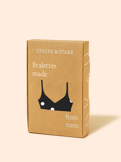 Stripe & Stare Vintage spot t-shirt bra at Collagerie