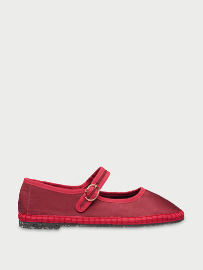 Flabelus Red Vivian Mary Jane flats at Collagerie