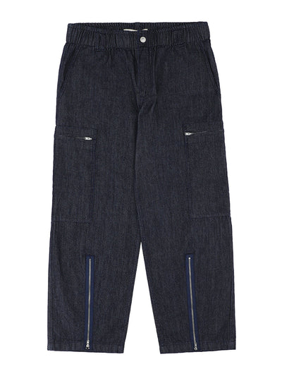 Seventy + Mochi Amelia pant in indigo rinse at Collagerie