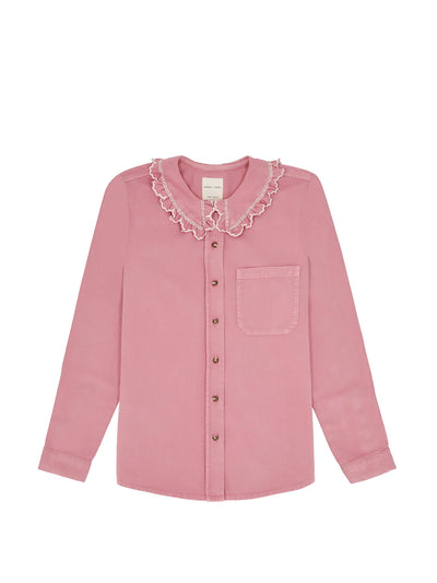 Seventy + Mochi Delilah blouse in powder pink at Collagerie