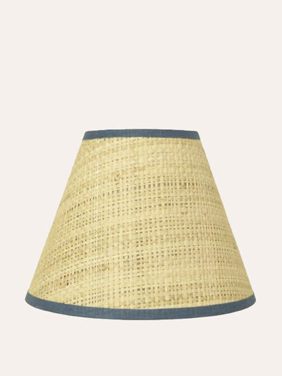 Birdie Fortescue Midnight Seema raffia candle lampshade at Collagerie