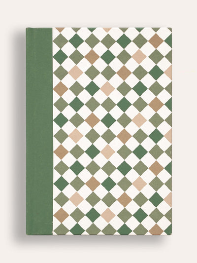 Birdie Fortescue Green Azulejo notebook at Collagerie