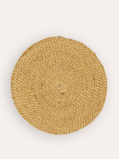 Birdie Fortescue Natural round jute placemat at Collagerie