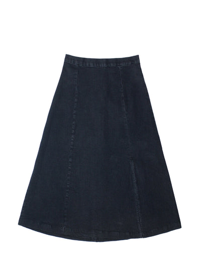 Seventy + Mochi Faye slip skirt in vintage black at Collagerie