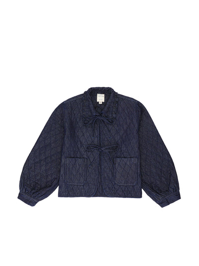 Seventy + Mochi Heidi jacket in indigo rinse at Collagerie