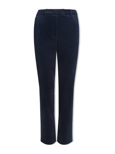 Cefinn Navy Tatum corduroy tapered trousers at Collagerie