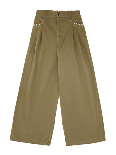 Seventy + Mochi Isabella pant in olive at Collagerie