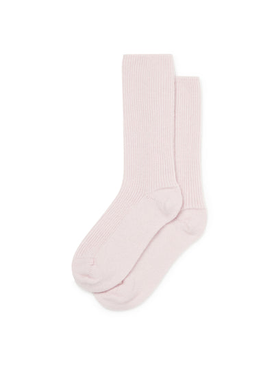 Bedfolk Women's rose cashmere sock at Collagerie