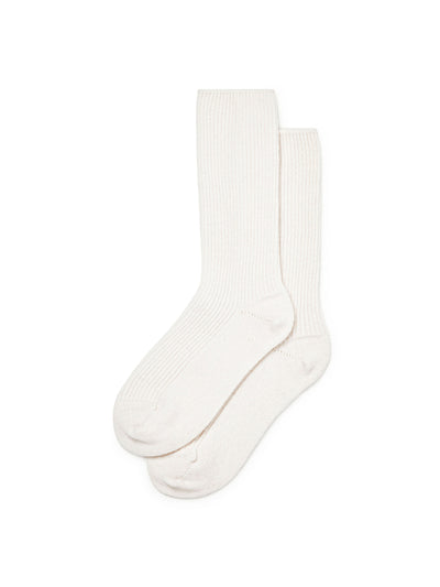 Bedfolk Women's snow cashmere sock at Collagerie