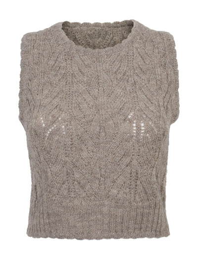 Herd Mist wool Wyre vest at Collagerie