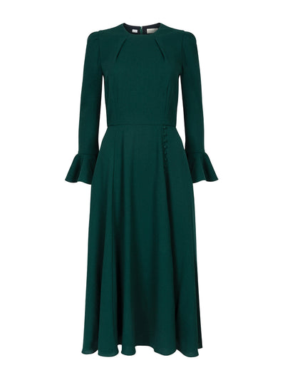 Beulah London Forest green Yahvi dress at Collagerie