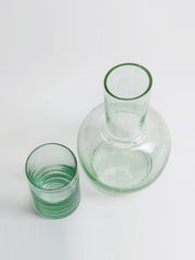 Zomi carafe and glass
