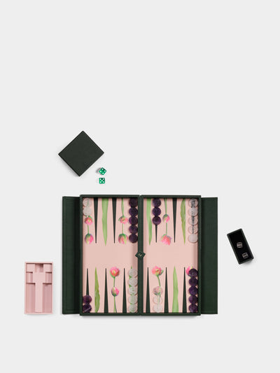 Alexandra Llewellyn Tulip travel backgammon set at Collagerie