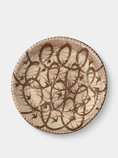 Aono Pottery Slipware plate at Collagerie