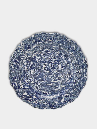 Aptware Louis XV marbled ceramic dinner plate at Collagerie