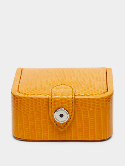 Asprey Leather travel stud box at Collagerie