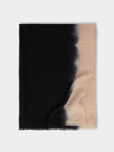 Me & K Cashmere ombré-border scarf at Collagerie