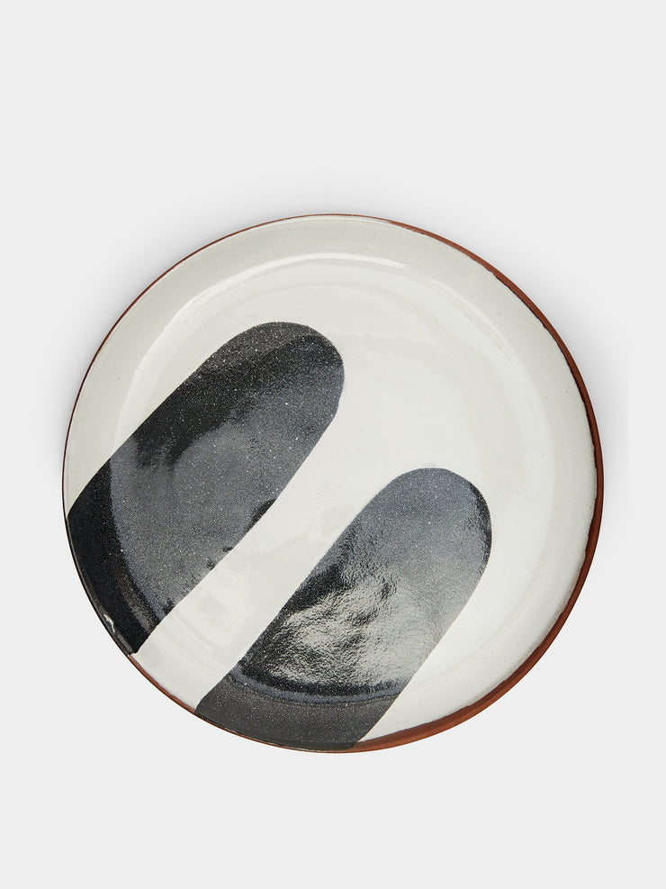 Hand-glazed terracotta dinner plates (set of 4) Interiors Silvia K Ceramics    - Collagerie