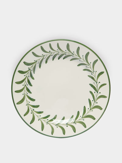 CasaLatina Helecho hand-painted ceramic dinner plates (set of 4) at Collagerie