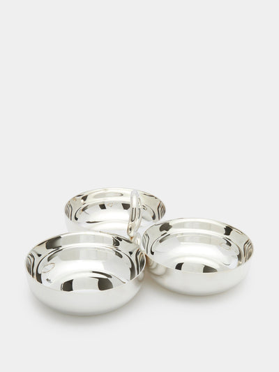 Christofle Vertigo silver plated nut bowl at Collagerie