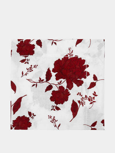 Emilia Wickstead Linen floral cocktail napkins (set of 4) at Collagerie