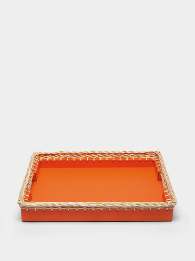 Giobagnara Giverny leather tray at Collagerie