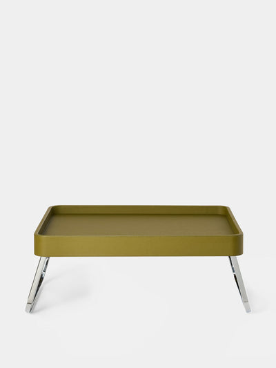 Giobagnara Leather bed tray at Collagerie