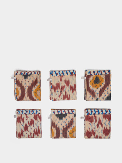 Gregory Parkinson Handmade cotton napkins (set of 6) at Collagerie