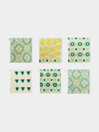 Gregory Parkinson Salad Garden napkins (set of 6) at Collagerie