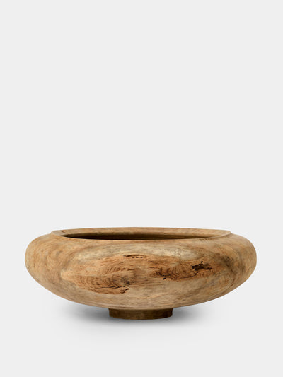 Iida Woodturning Hand-turned dogwood earth-finish bowl at Collagerie