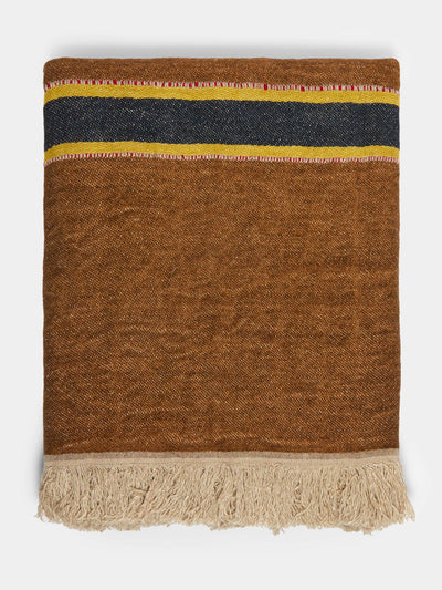 Libeco Camp stripe belgian linen towel at Collagerie