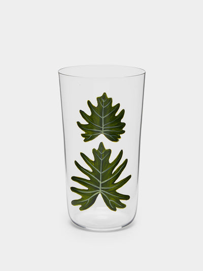 Lobmeyr Beautiful Numbers hand-painted crystal tumbler at Collagerie