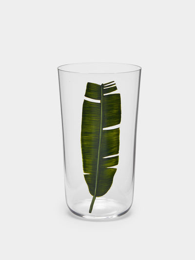 Lobmeyr Hand-painted crystal tumbler at Collagerie