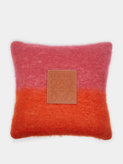 Loewe Stripe mohair cushion at Collagerie