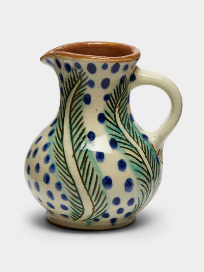 Abask Leaves hand-painted creamer at Collagerie