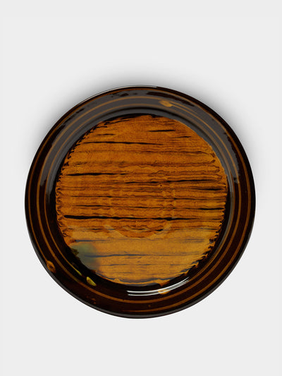 Mike Parry Slipware dinner plates (set of 4) at Collagerie