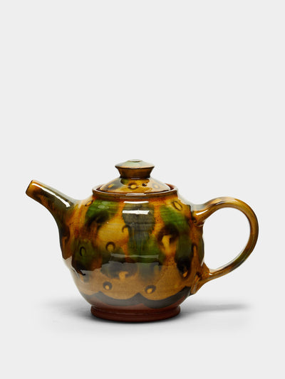 Mike Parry Slipware large teapot at Collagerie